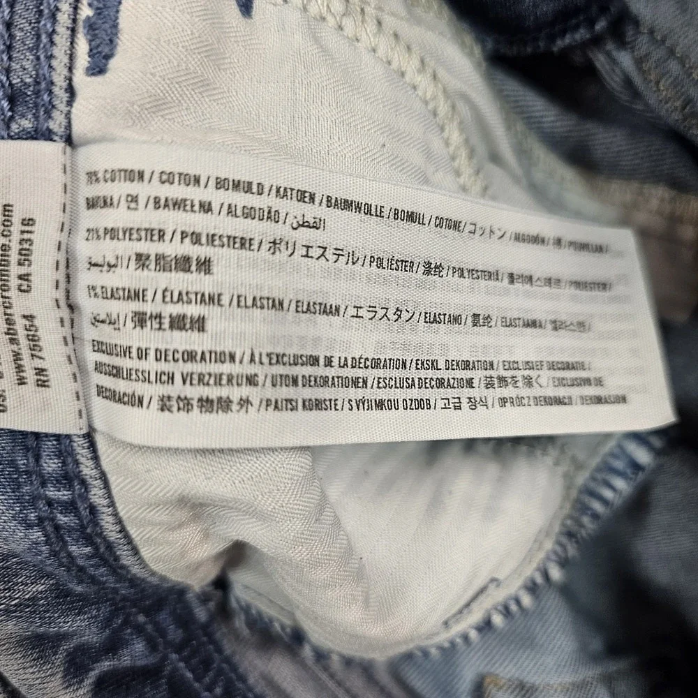 Hollister Midi Jean Shorts Women's 3 26 Blue Longest‎ Length 4